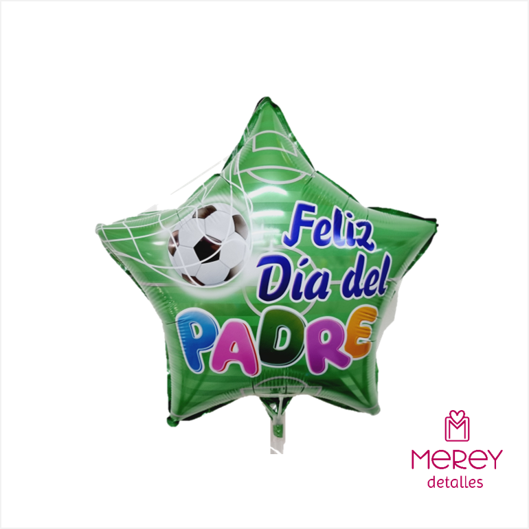 Globo feliz dia del padre futbol 18″ 45cm | Merey Detalles